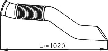 DINEX 56253 Exhaust Pipe